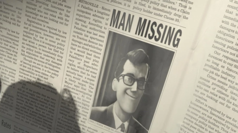 The newspaper article announcing Gazerbeam’s disappearance.